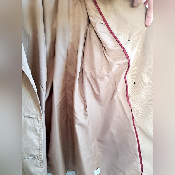 Women's Merona Water Resistant Tan Button Down Coat - Picture 12 of 15